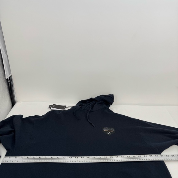 NWT A/X Armani Exchange Men’s Hooded Knit Pullover Size XL $160 - Picture 10 of 15